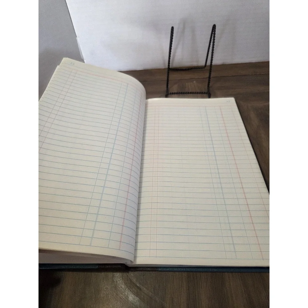 Wilson Jones S300-15J Blue Fabric Hardcover Journal Ledger vintage OOP